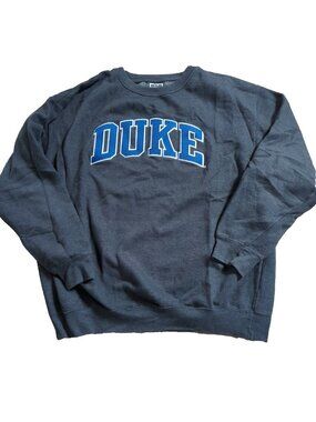 Duke Blue Devils Sweatshirt Mens XL Gray Fleece Crewneck University NCAA y2k-lp1